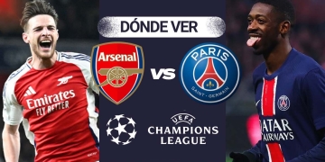 donde ver arsenal vs psg champions league semifinal