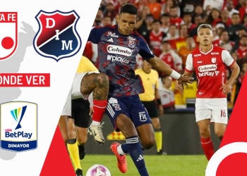 santafe dim liga betplay futbol colombiano hoy vivo donde ver