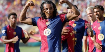 kounde Barcelona alineación champions Borussia dortmund