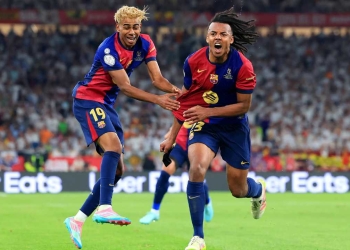 kounde barcelona gol final copa del rey real madrid 2025 campeon cartuja sevilla