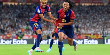 kounde barcelona gol final copa del rey real madrid 2025 campeon cartuja sevilla