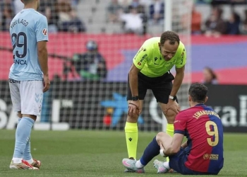 lewandowski lesion celta barcelona final copa rey real madrid