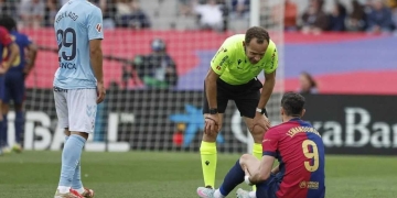 lewandowski lesion celta barcelona final copa rey real madrid