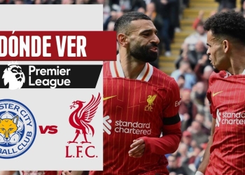 liverpool vs leicester city donde ver premier league luis diaz