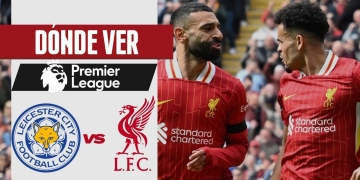 liverpool vs leicester city donde ver premier league luis diaz