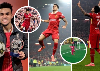 luis diaz liverpool records premier league titulos goles asistencias