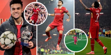 luis diaz liverpool records premier league titulos goles asistencias