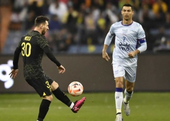 Messi cristiano Ronaldo juntos partido despedida carlos tevez