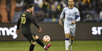 Messi cristiano Ronaldo juntos partido despedida carlos tevez