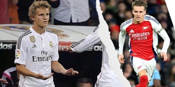 real madrid arsenal champions league martin odegaard