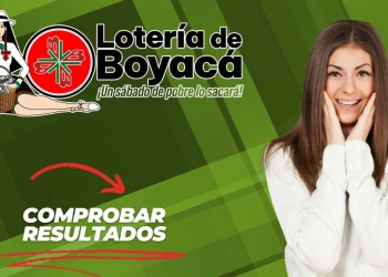 Confirma el resultado de la Lotería de Boyacá del Sábado 5 de abril