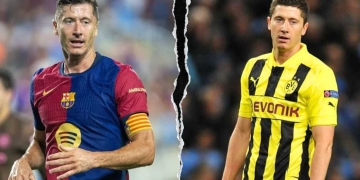 lewandowski borussia Dortmund champions Barcelona cuartos final revancha signal iduna park