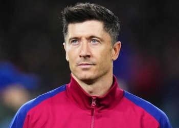 Hansi Flick Barcelona Robert Lewandowski
