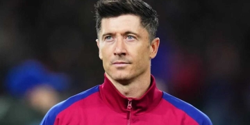 Hansi Flick Barcelona Robert Lewandowski