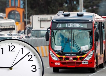 transmilenio horarios rutas semana santa bogota