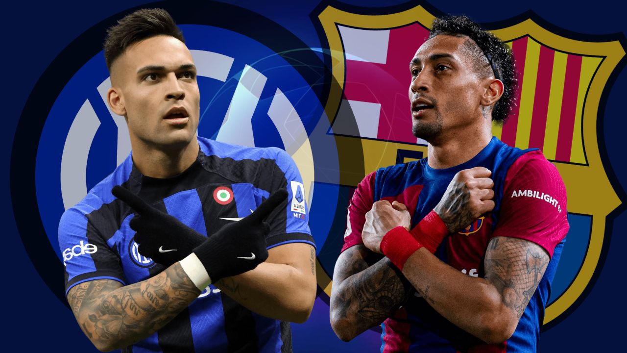 Canales de TV, Inter vs Barcelona