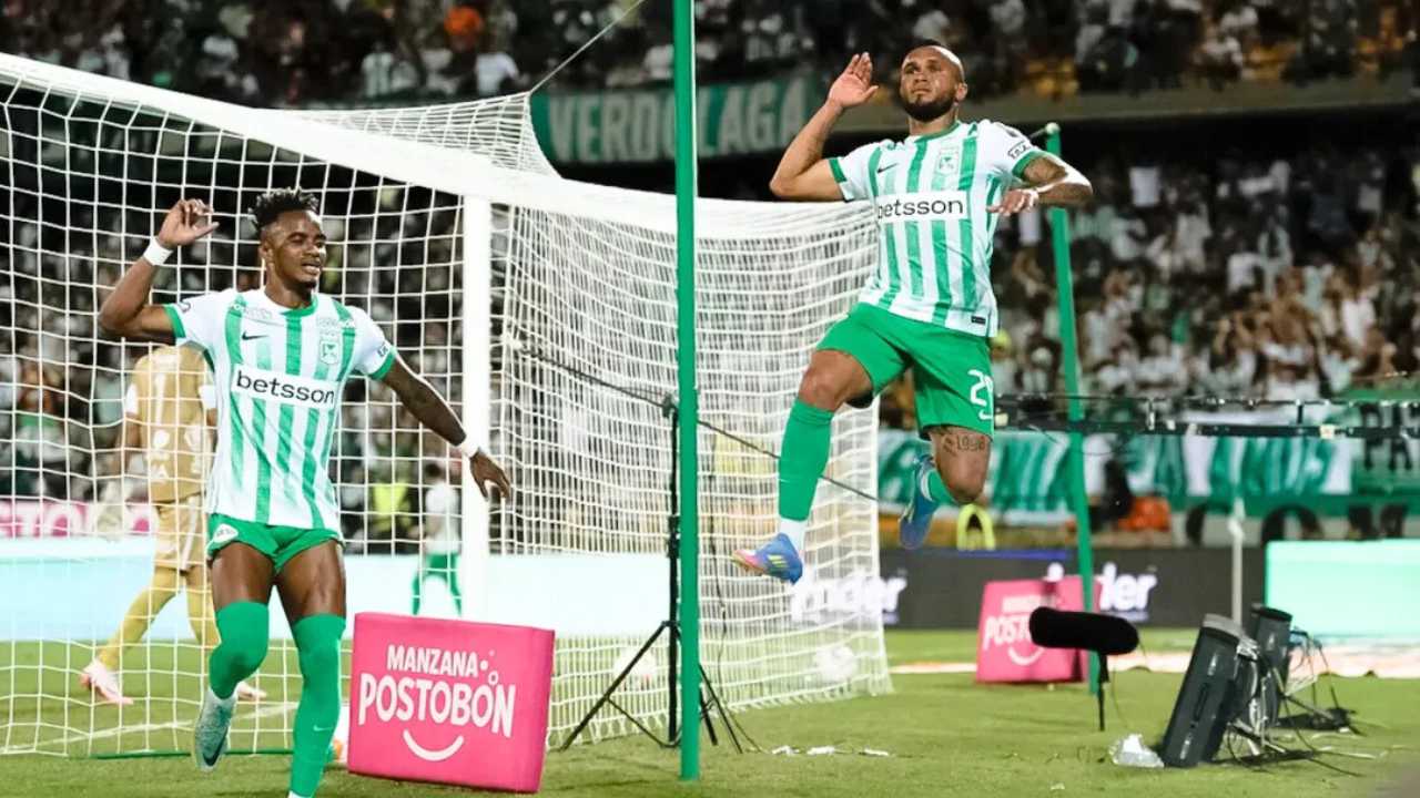 andres sarmiento atletico nacional javier gandolfi goles llaneros atanasio girardot lider liga betplay