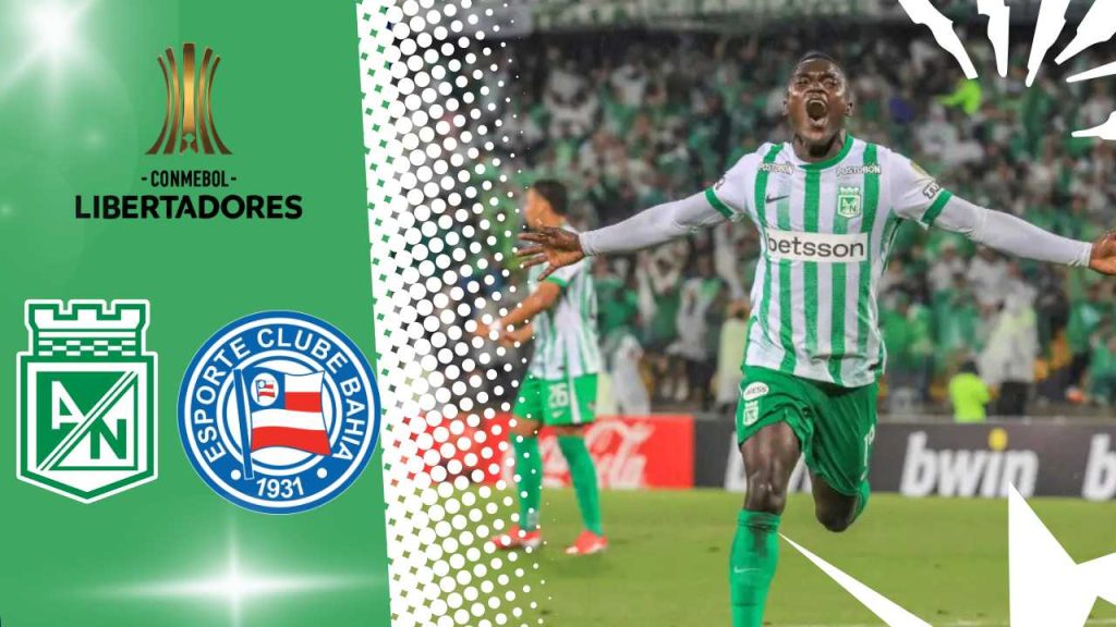 atletico nacional copa libertadores hoy vivo online bahia atanasio girardot espn