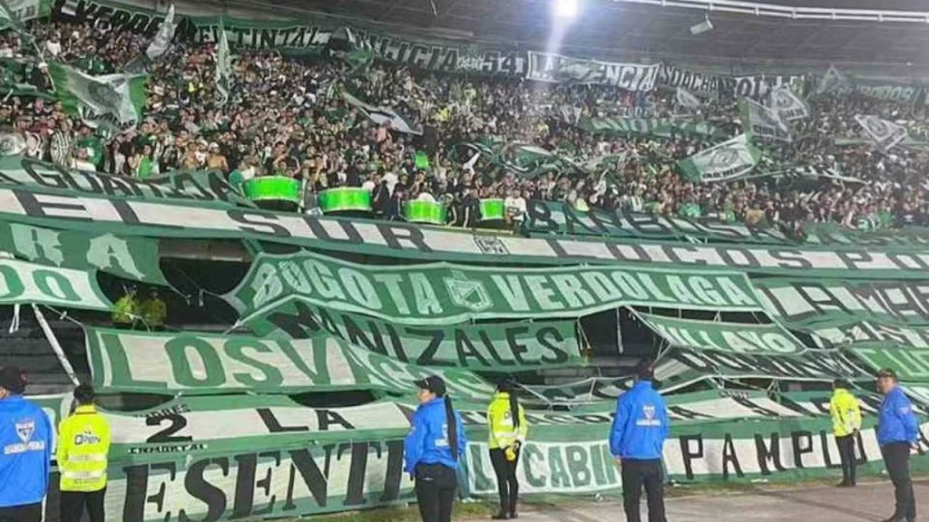 atletico nacional hinchas campin bogota partido águilas doradas liga betplay dimayor