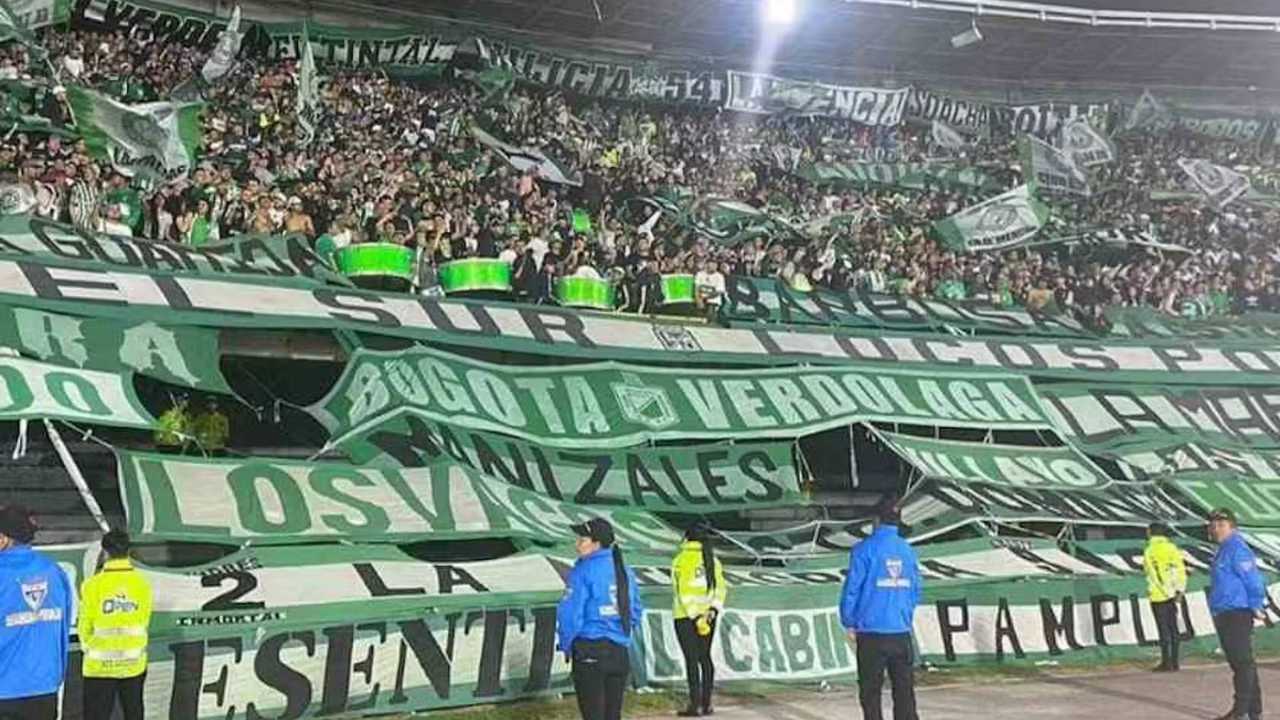 atletico nacional hinchas campin bogota partido águilas doradas liga betplay dimayor