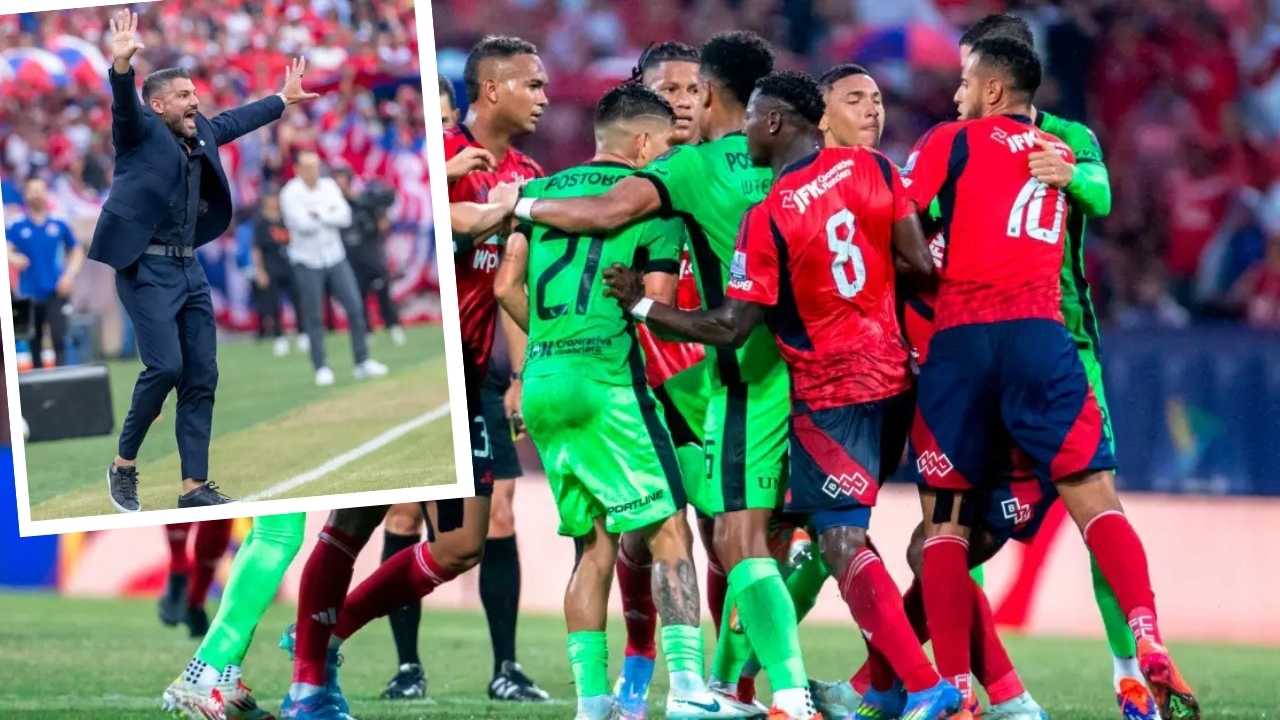 javier gandolfi atletico nacional independiente medellin dim crisis hinchas liga betplay copa libertadores
