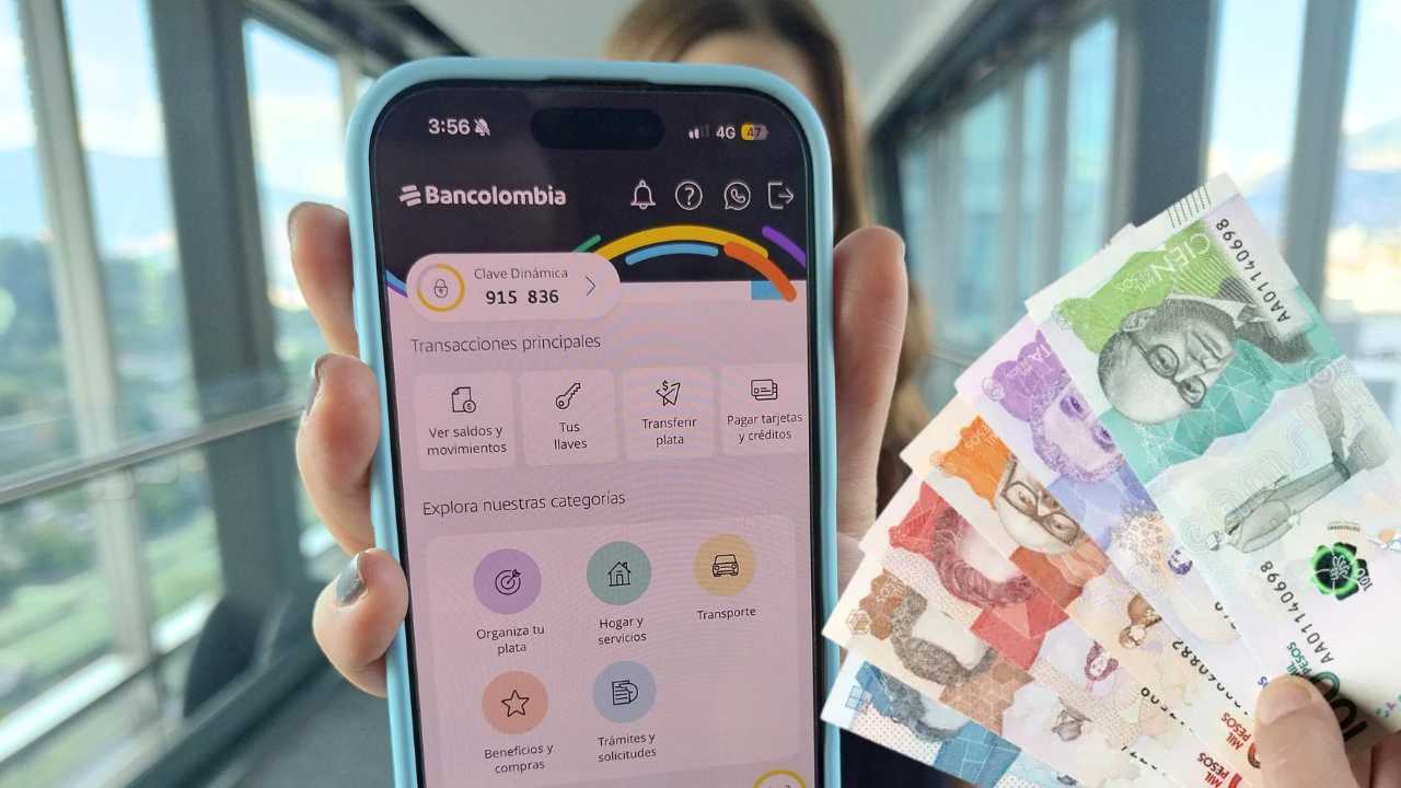 bancolombia aplicacion app llaves bre b millon diario colombia plata colombianos gratis
