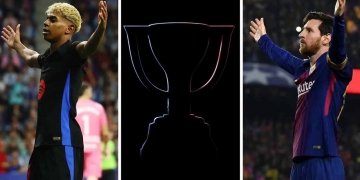 barcelona campeon liga lamine yamal festejo messi