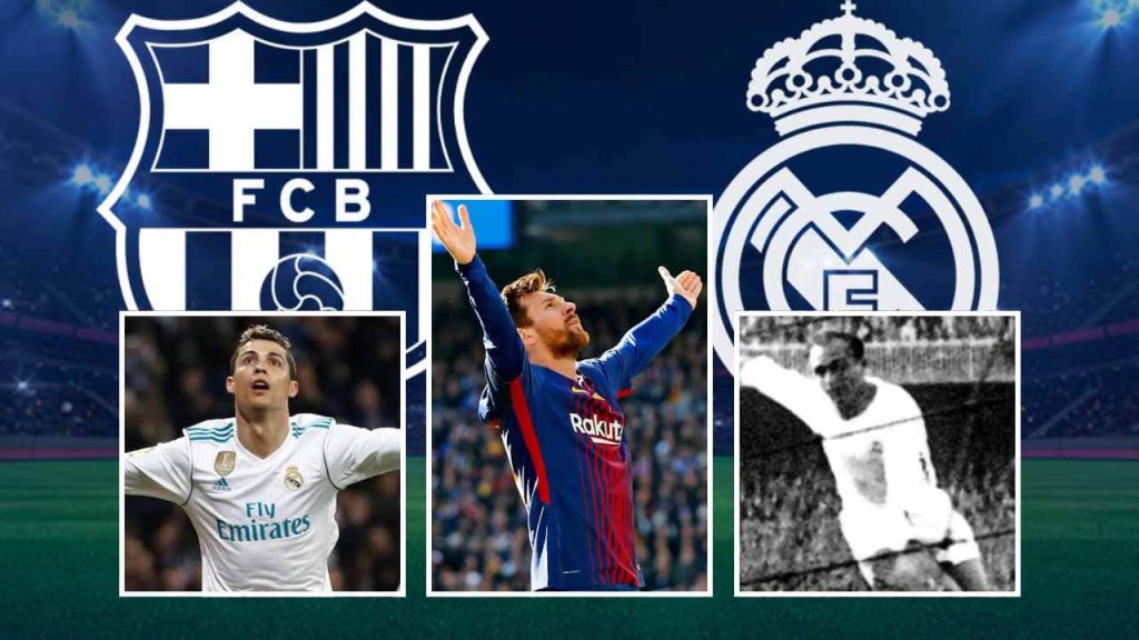 barcelona real madrid maximos goleadores historicos clasico laliga