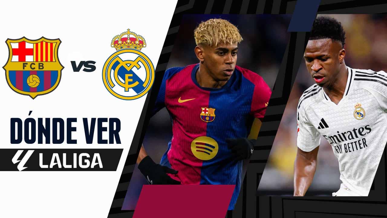 barcelona vs real madrid donde ver laliga jornada 35 tv online streaming