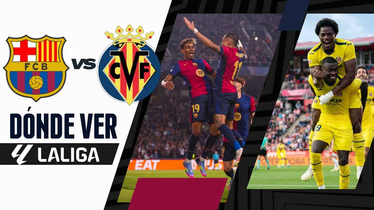 barcelona vs villarreal donde ver partido laliga tv online