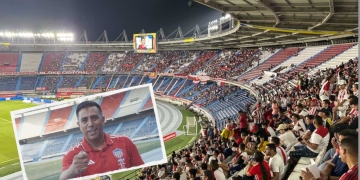 cesar farias junior barranquilla hinchas hinchada metropolitano liga betplay cuadrangulares