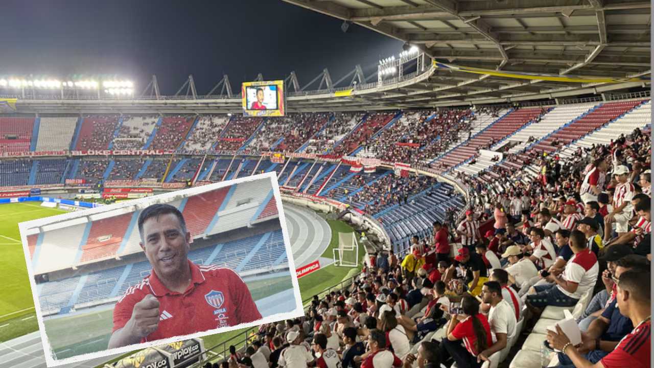 cesar farias junior barranquilla hinchas hinchada metropolitano liga betplay cuadrangulares