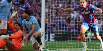 daniel munoz crystal palace campeon fa cup manchester city wembley jefferson lerma colombiano