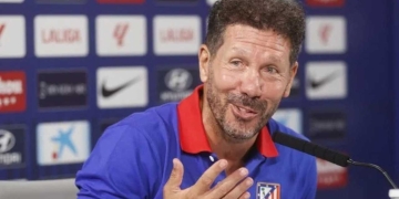 diego simeone atletico madrid real madrid barcelona liga espana futbol espanol mundial clubes rueda prensa champions