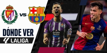 donde ver barcelona real valladolid laliga tv online streaming