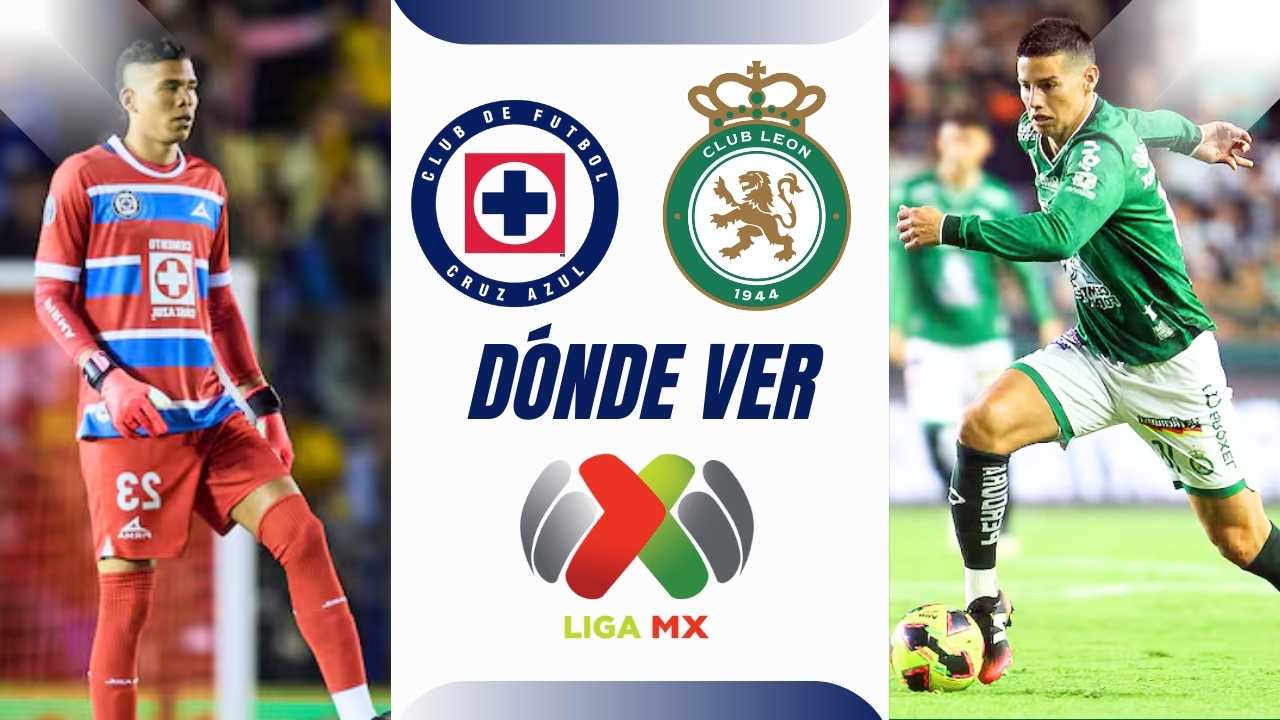 donde ver vivo online hoy cruz azul leon james rodriguez mexico