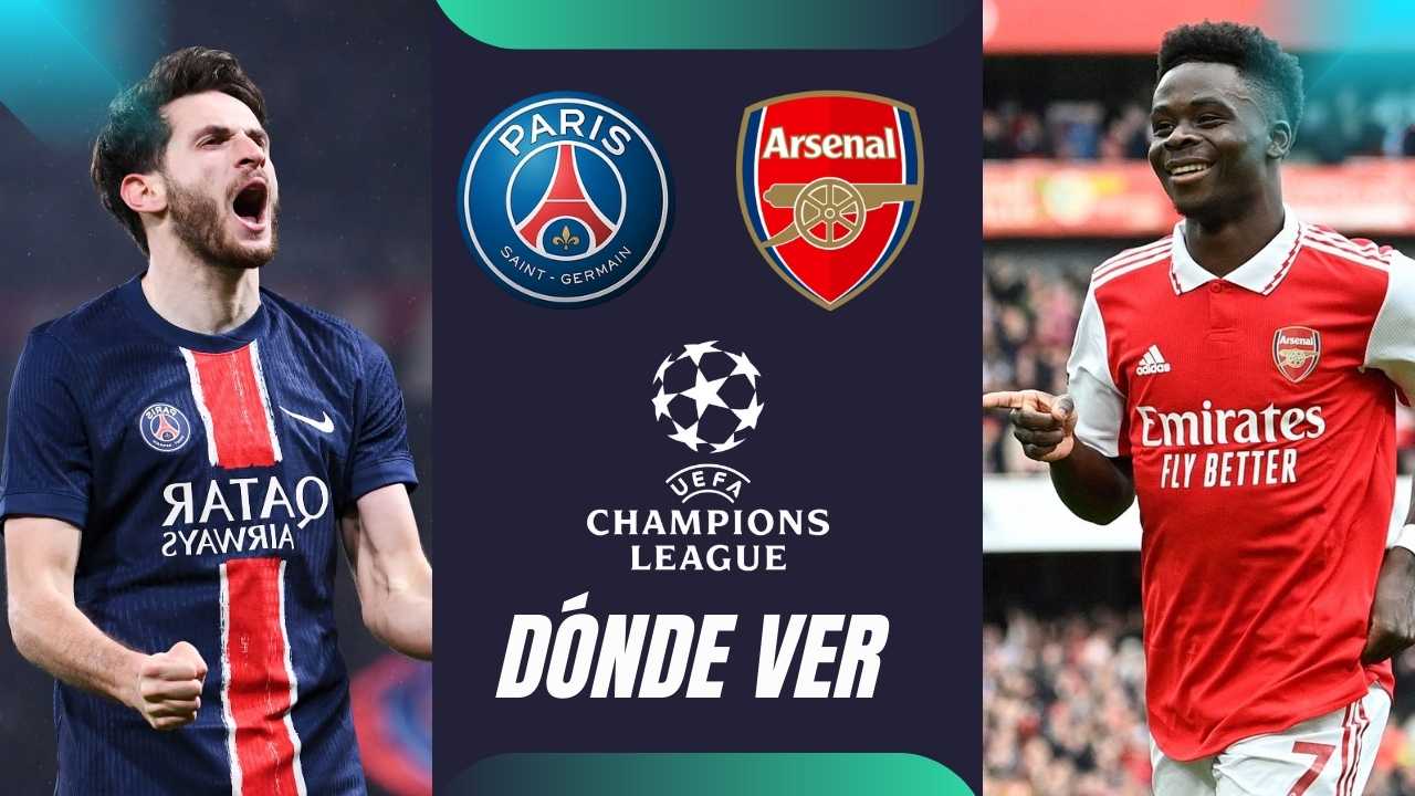 psg arsenal donde ver hoy champions vivo online