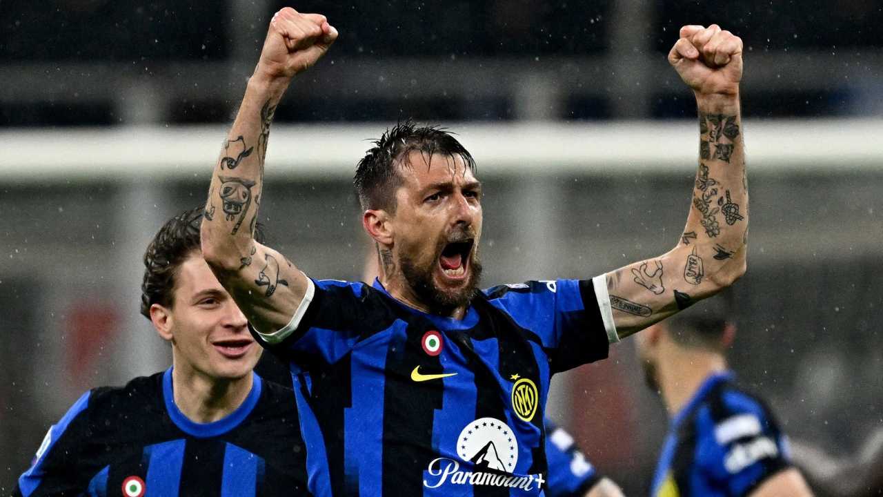 francesco acerbi inter milan champiosn league barcelona gol italia