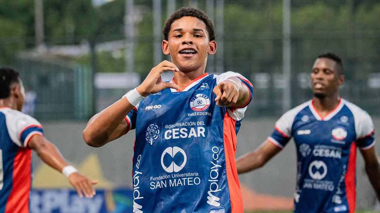 goleadores mas jovenes en el futbol profesional colombiano record dimayor jhon valoyes
