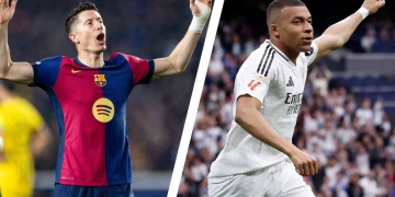 laliga tabla goleadores pichichi lewandowski mbappe barcelona real madrid