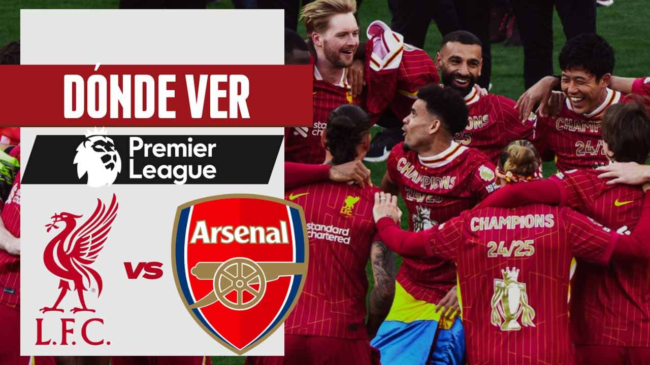 liverpool vs arsenal premier league donde ver partido tv online luis diaz