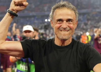 luis enrique campeon psg champions league 2025 liga campeones paris barcelona hija
