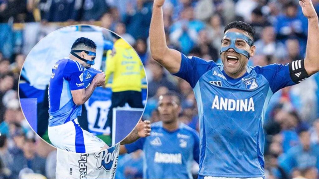 millonarios falcao goles liga betplay beso escudo campin