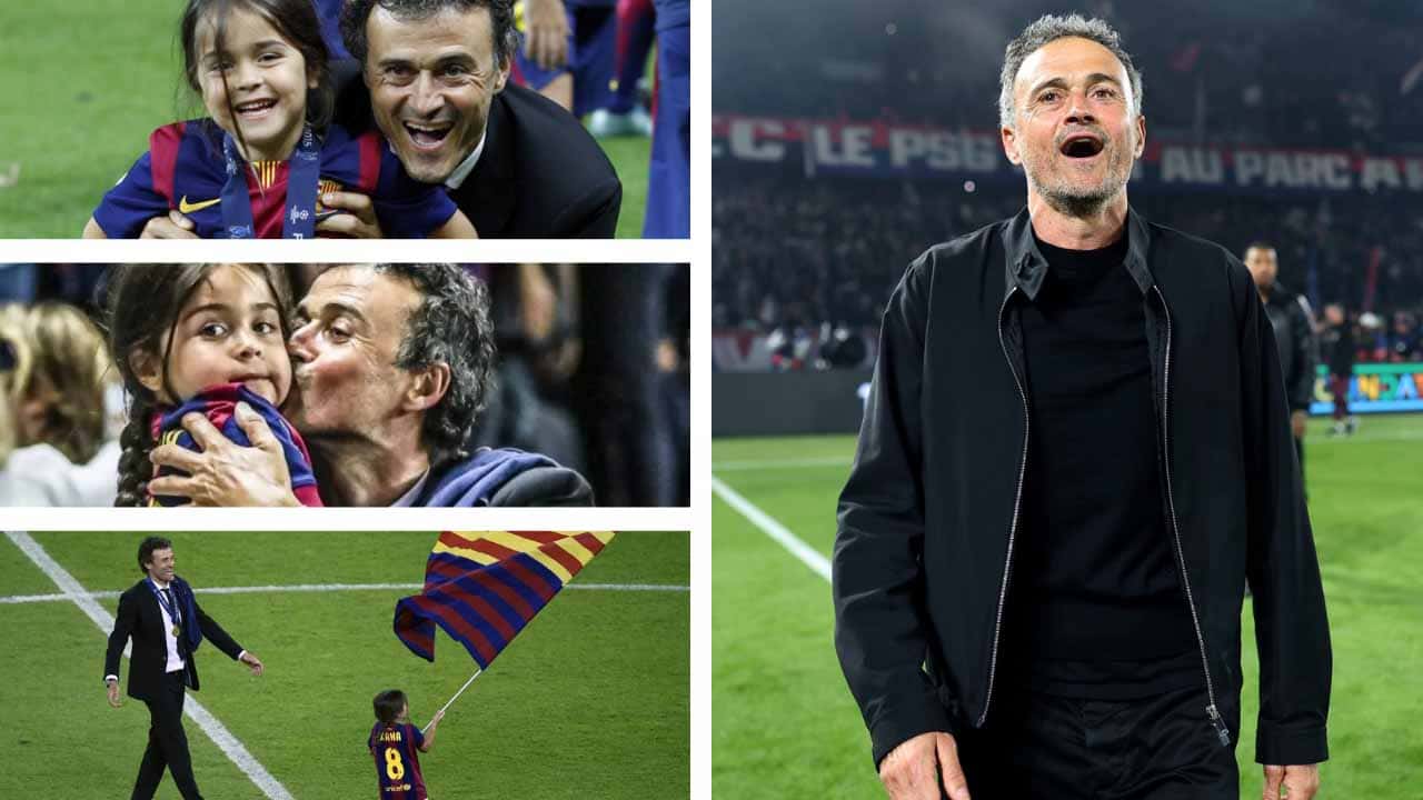 psg final champions league luis enrique hija xana homenaje