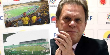 seleccion colombia ramon jesurun federacion colombia futbol sede barranquilla estadio metropolitano bogota medellin cali eliminatorias mundial