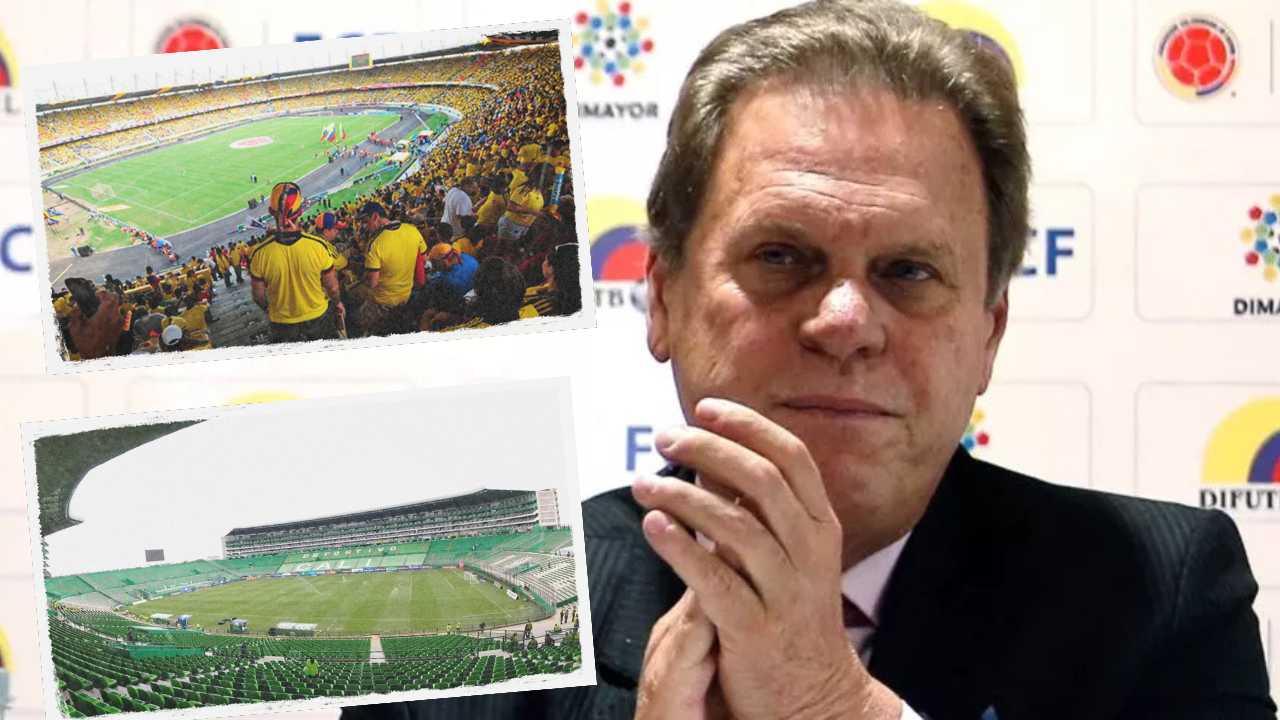 seleccion colombia ramon jesurun federacion colombia futbol sede barranquilla estadio metropolitano bogota medellin cali eliminatorias mundial