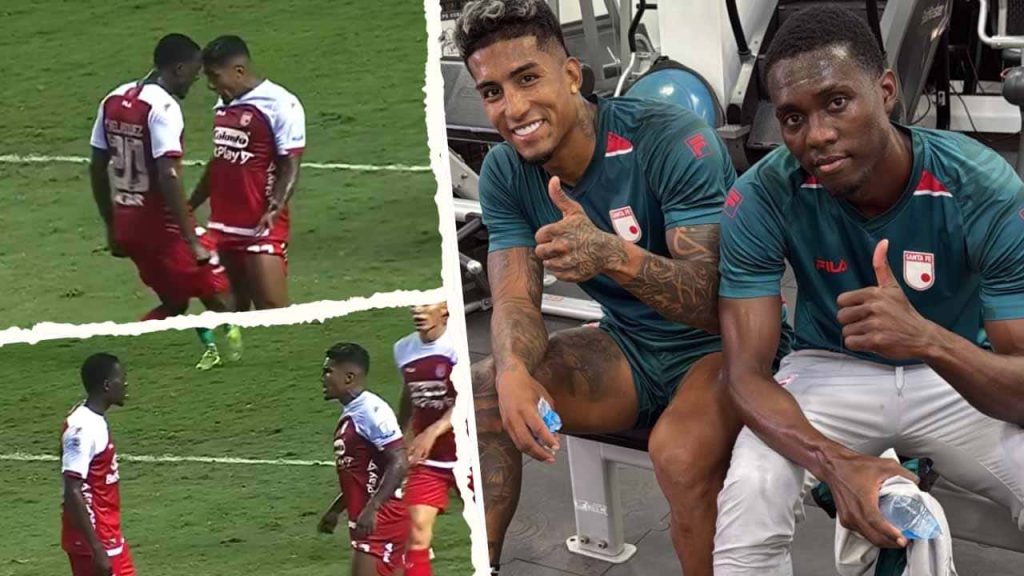 santa fe agresion harold mosquera yilmar velasquez mensaje