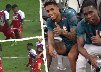 santa fe agresion harold mosquera yilmar velasquez mensaje