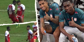 santa fe agresion harold mosquera yilmar velasquez mensaje