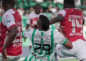 atletico nacional santa fe cuadrangulares 2025